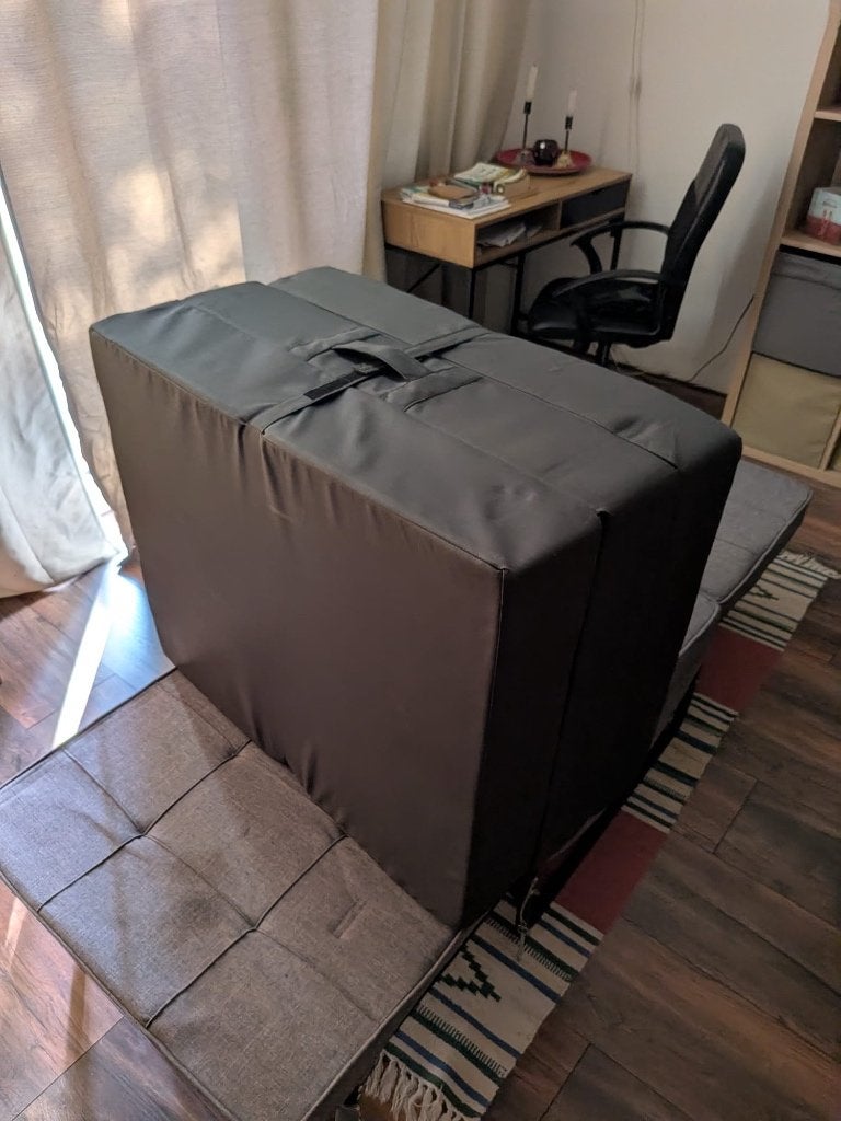 Opvouwbaar matras, Huis en Inrichting, Slaapkamer | Matrassen en Bedbodems, Ophalen, Eenpersoons, Zo goed als nieuw, 80 cm