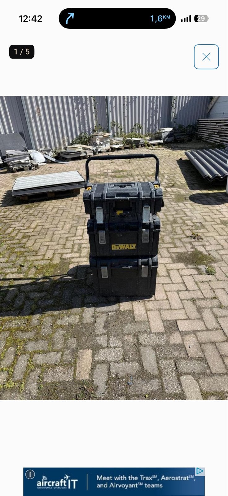 DEWALT TOUGHSYSTEM SET – DIRECT GEBRUIKSKLAAR, Ophalen, Gebruikt