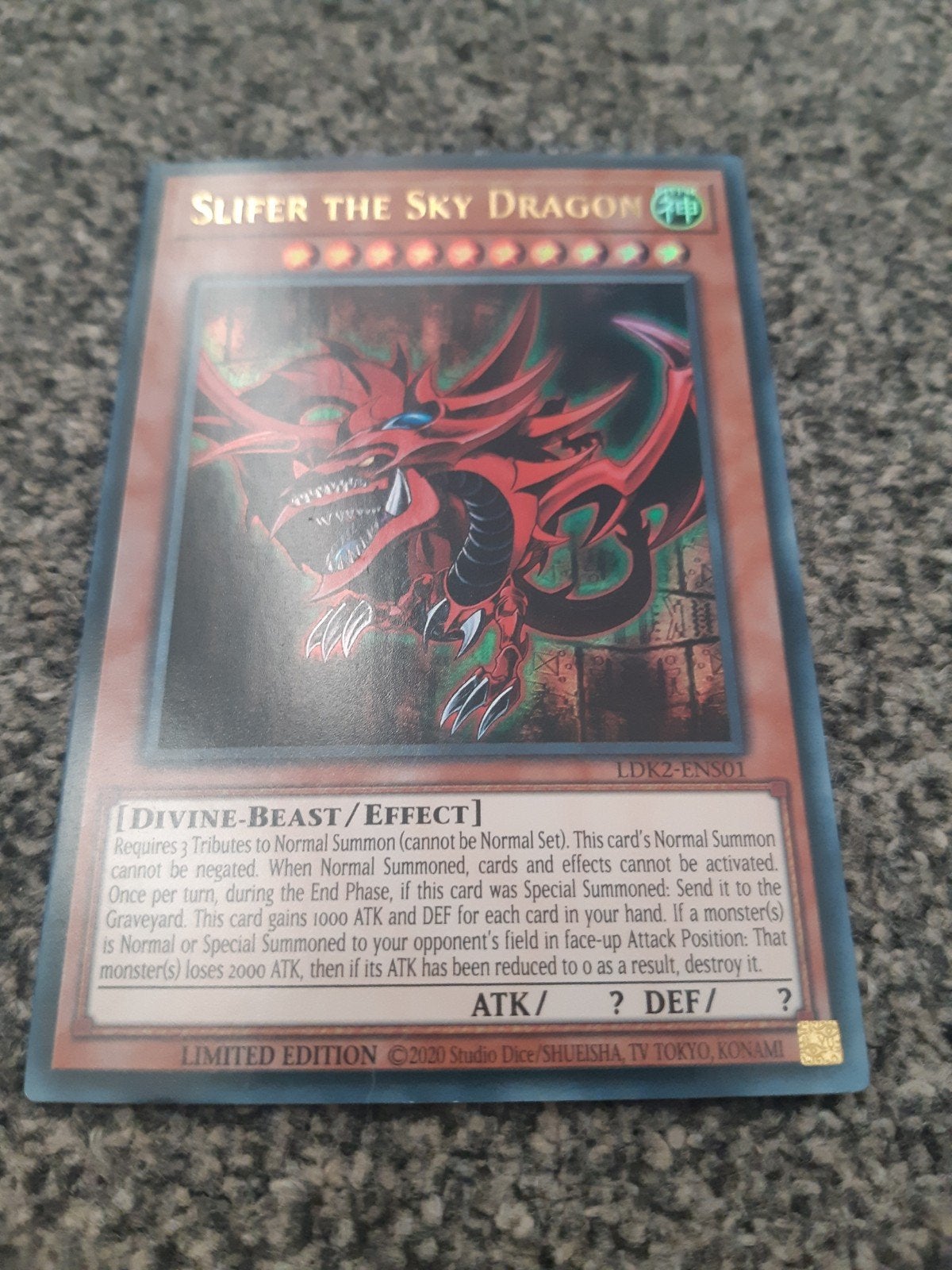 SLIFER THE SKY DRAGON, Ophalen, Zo goed als nieuw, Losse kaart