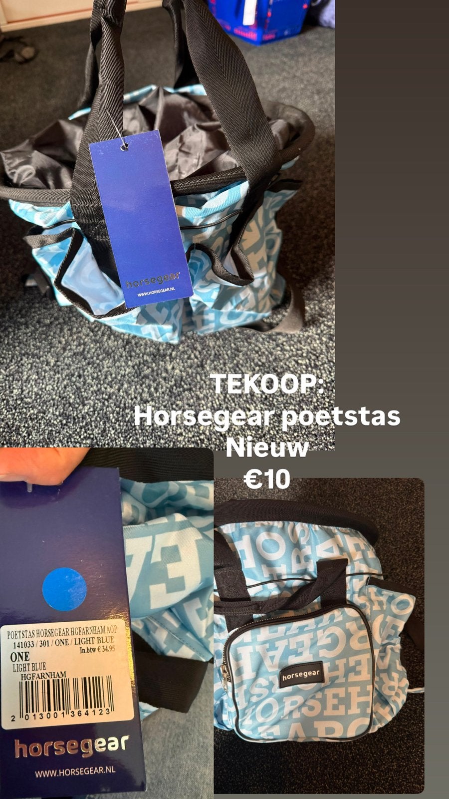 Horsegear poetstas, Ophalen of Verzenden, Nieuw