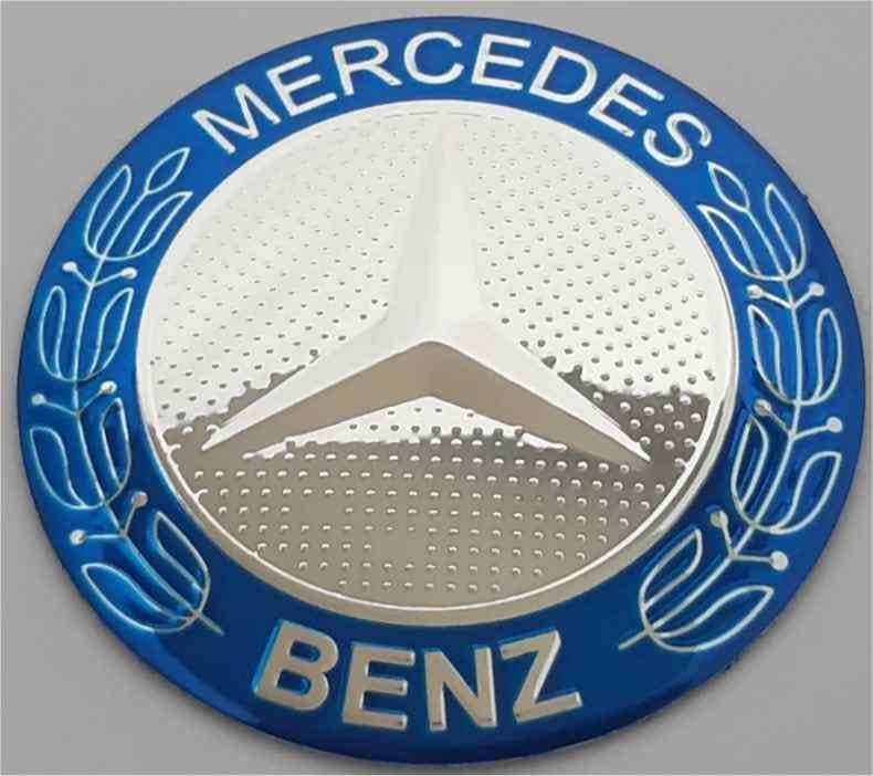 Mercedes naafdop sticker #2, Verzenden