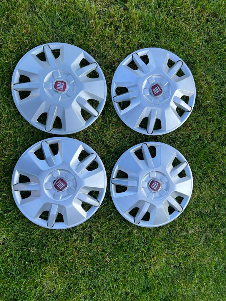 Set van 4 Fiat Ducato wieldoppen 15 inch, Ophalen of Verzenden, Zo goed als nieuw
