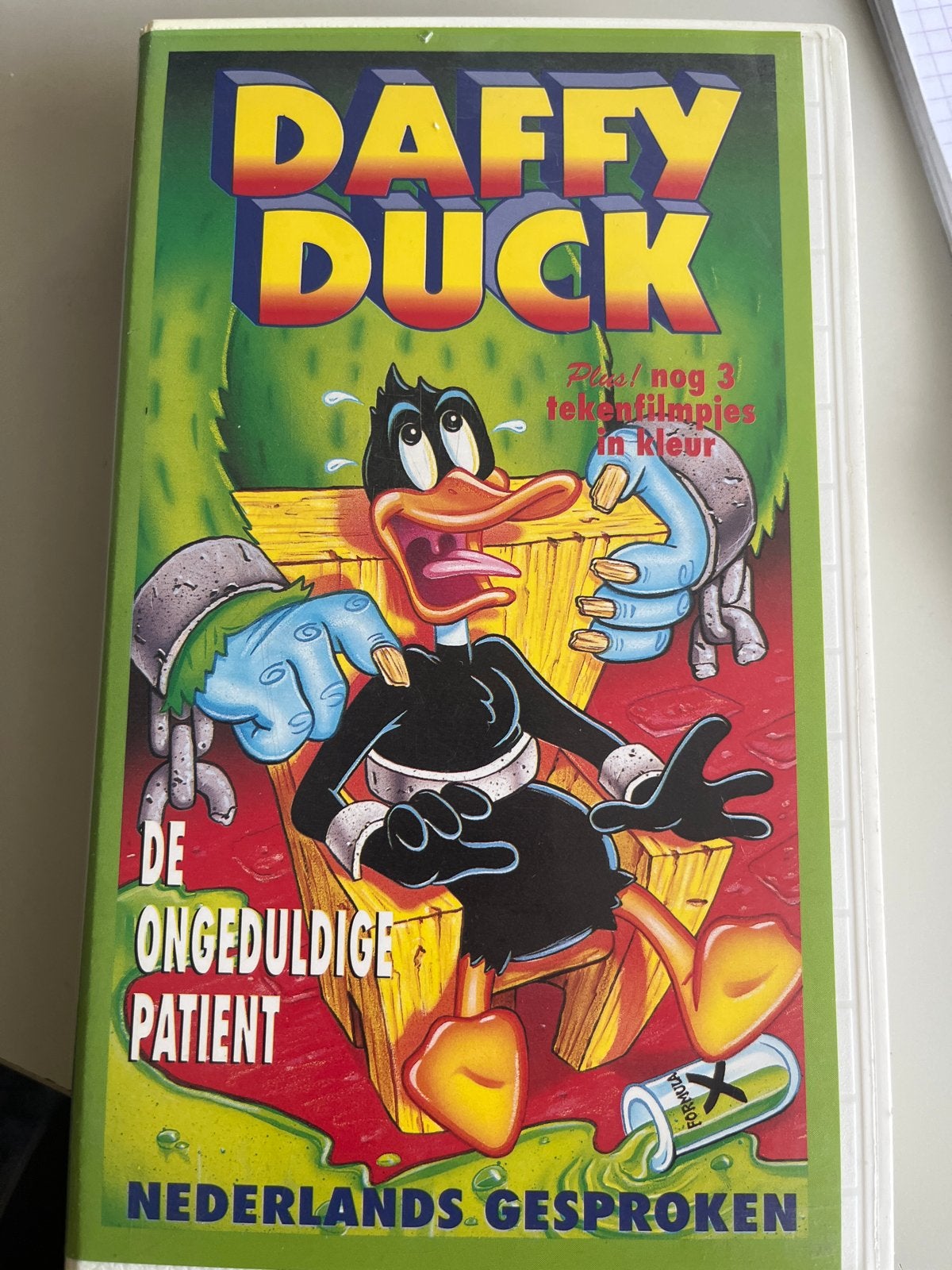 Daffy Duck: De Ongeduldige Patiënt (VHS), Gebruikt, Alle leeftijden, Kinderfilm, VHS