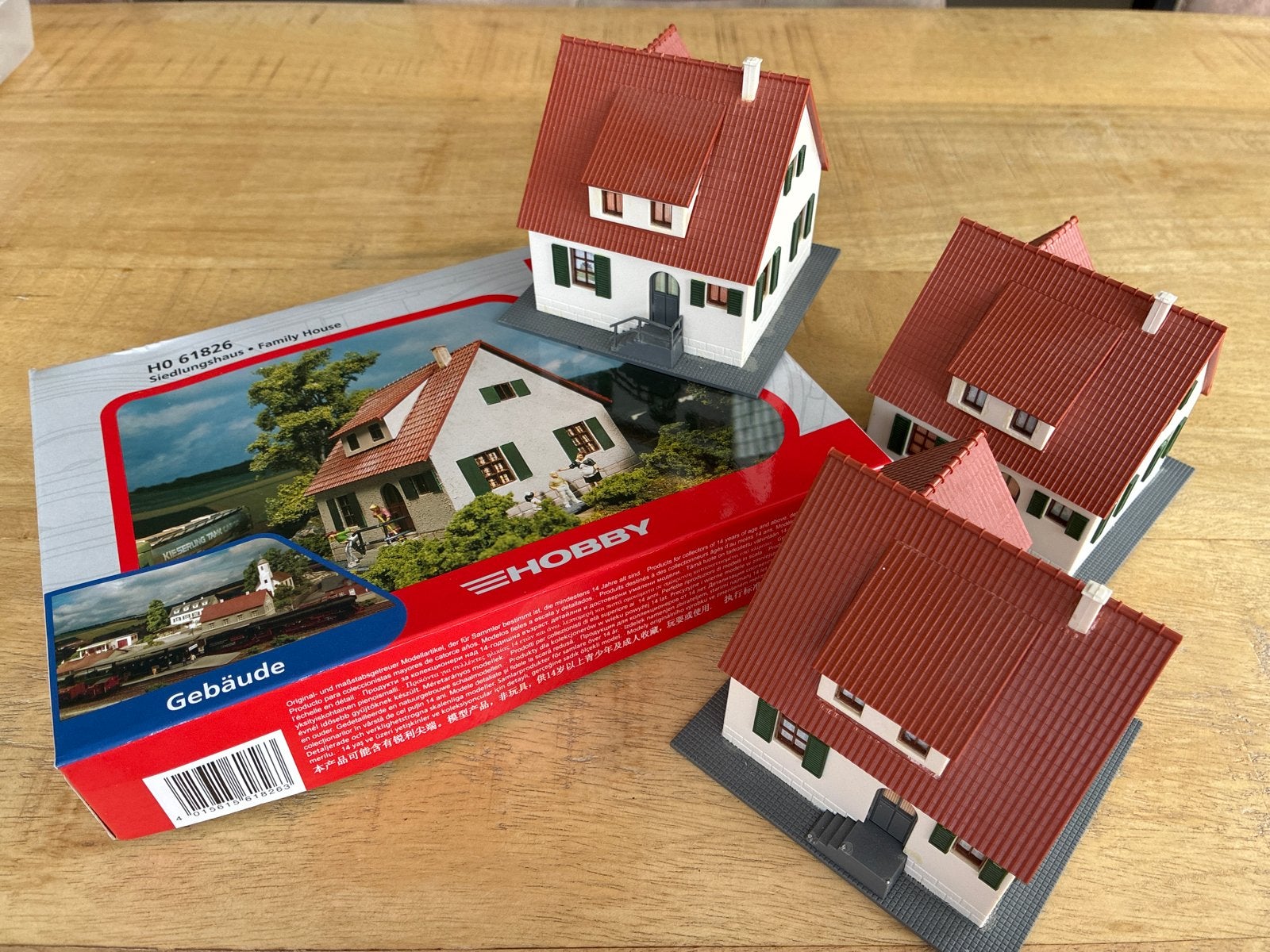 Piko HO 61826 Siedlungshaus Family House - Modelbouw, Ophalen, Zo goed als nieuw, Brug, Tunnel of Gebouw, Piko
