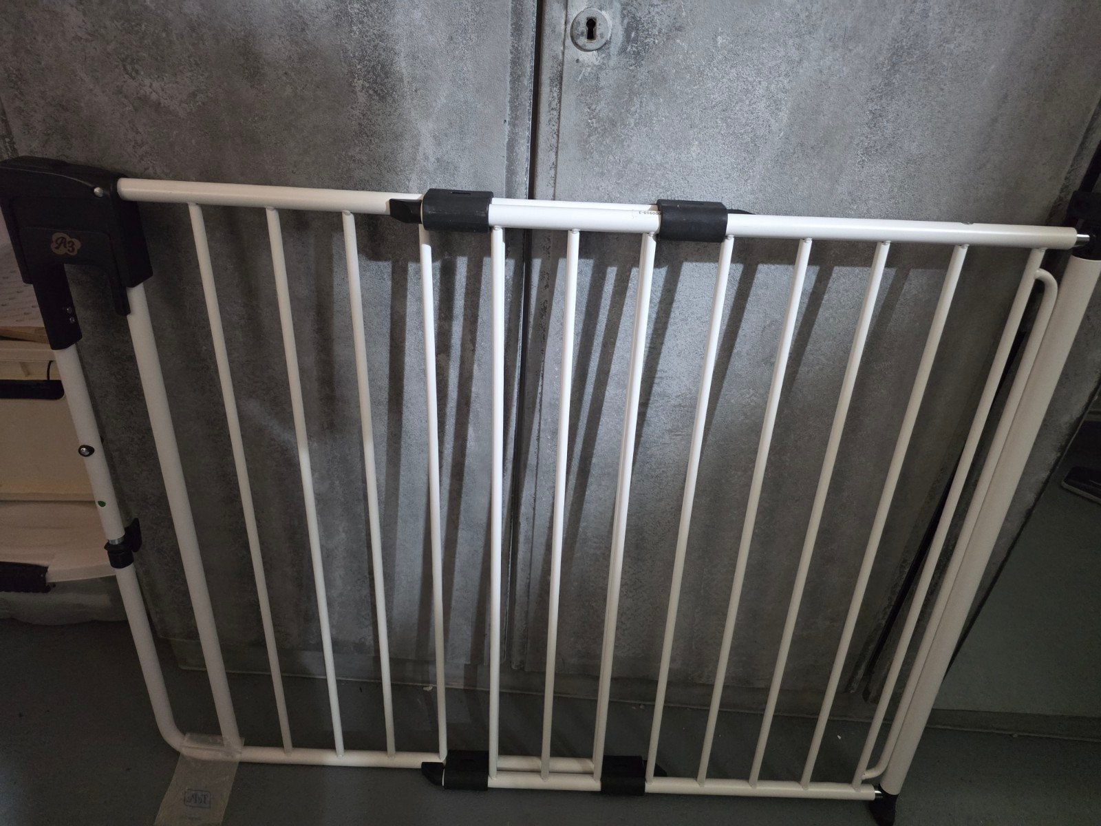 A3 Baby & Kids/Fenss SafetyDoor Traphekje Breedte 75,5-116cm, Ophalen, Zo goed als nieuw, Metaal of IJzer, 115 cm of meer