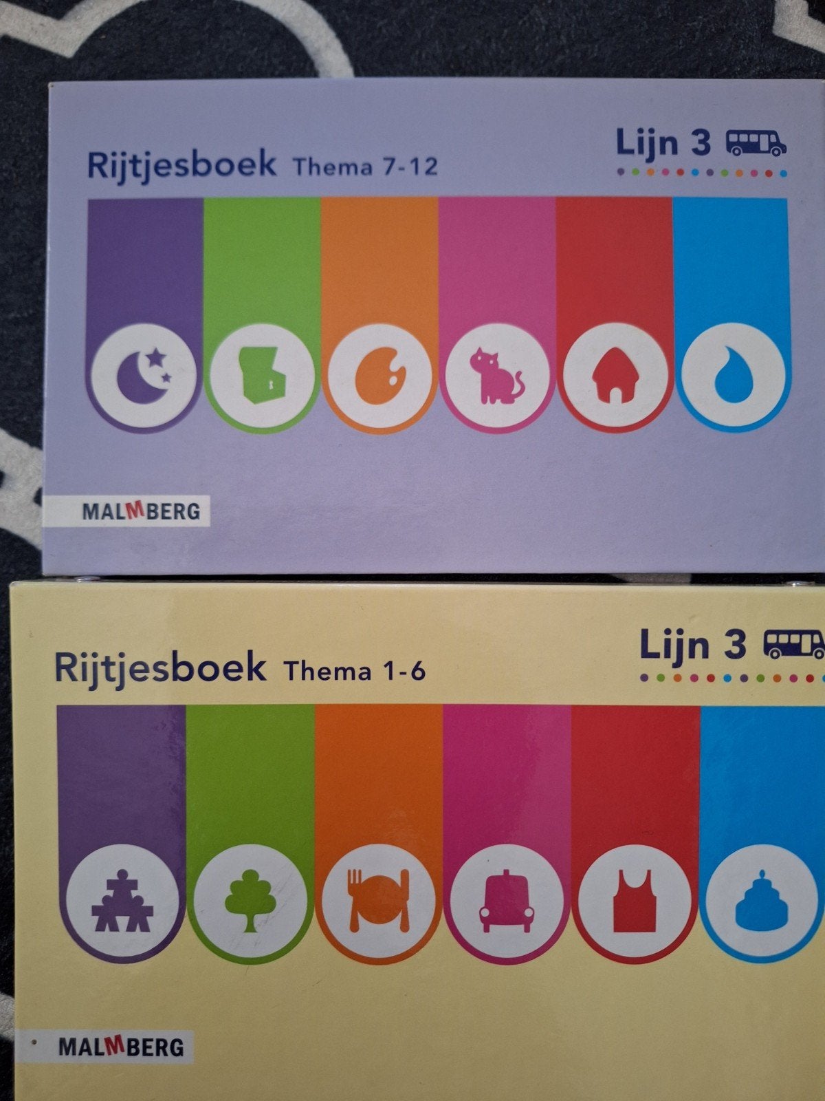 set rijtjesboeken Lijn 3 basisniveau, Ophalen of Verzenden, Gelezen, Overige niveaus