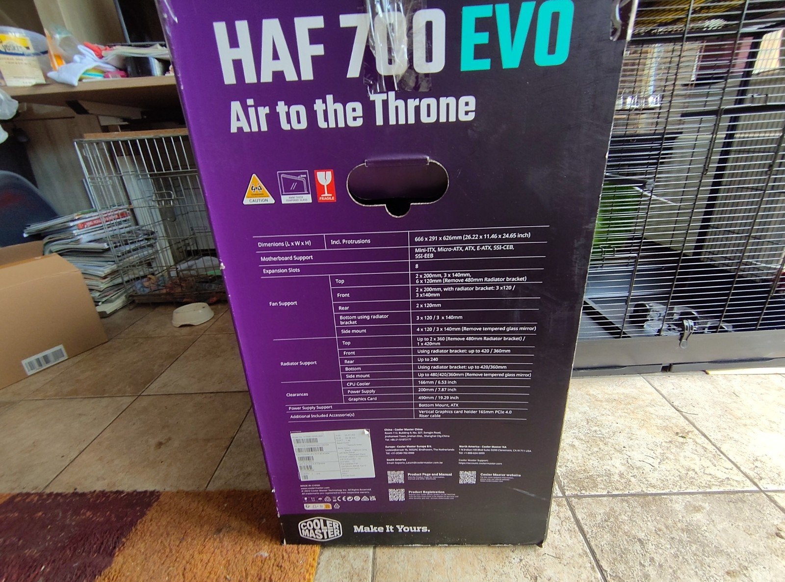 te koop Coolermaster HAF 700 EVO, Computers en Software, Computerbehuizingen, Ophalen, Zo goed als nieuw