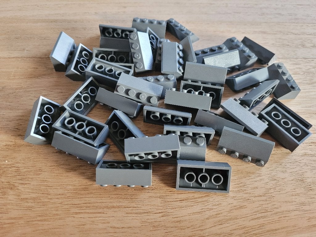 Partij N814=50x Nieuwe Lego dakpannen 2x4, Lego, Lego, Lego, Nieuw