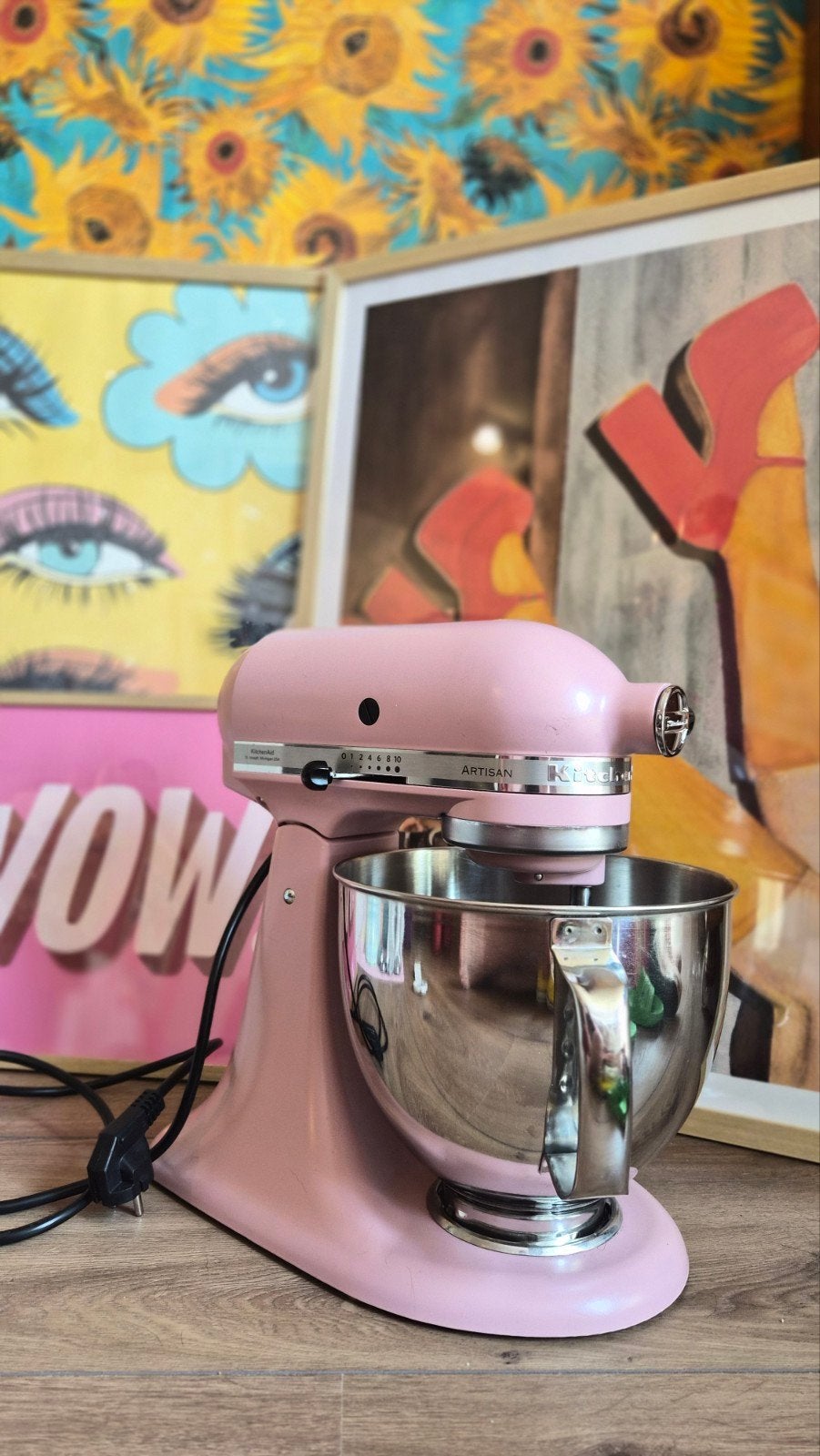 KitchenAid Artisan 4,8L Roze + pasta opzetstuk  + accesoires, Ophalen of Verzenden