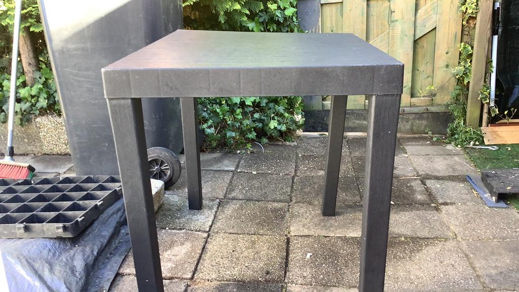 Tuintafel, Ophalen of Verzenden, Gebruikt, Rechthoekig