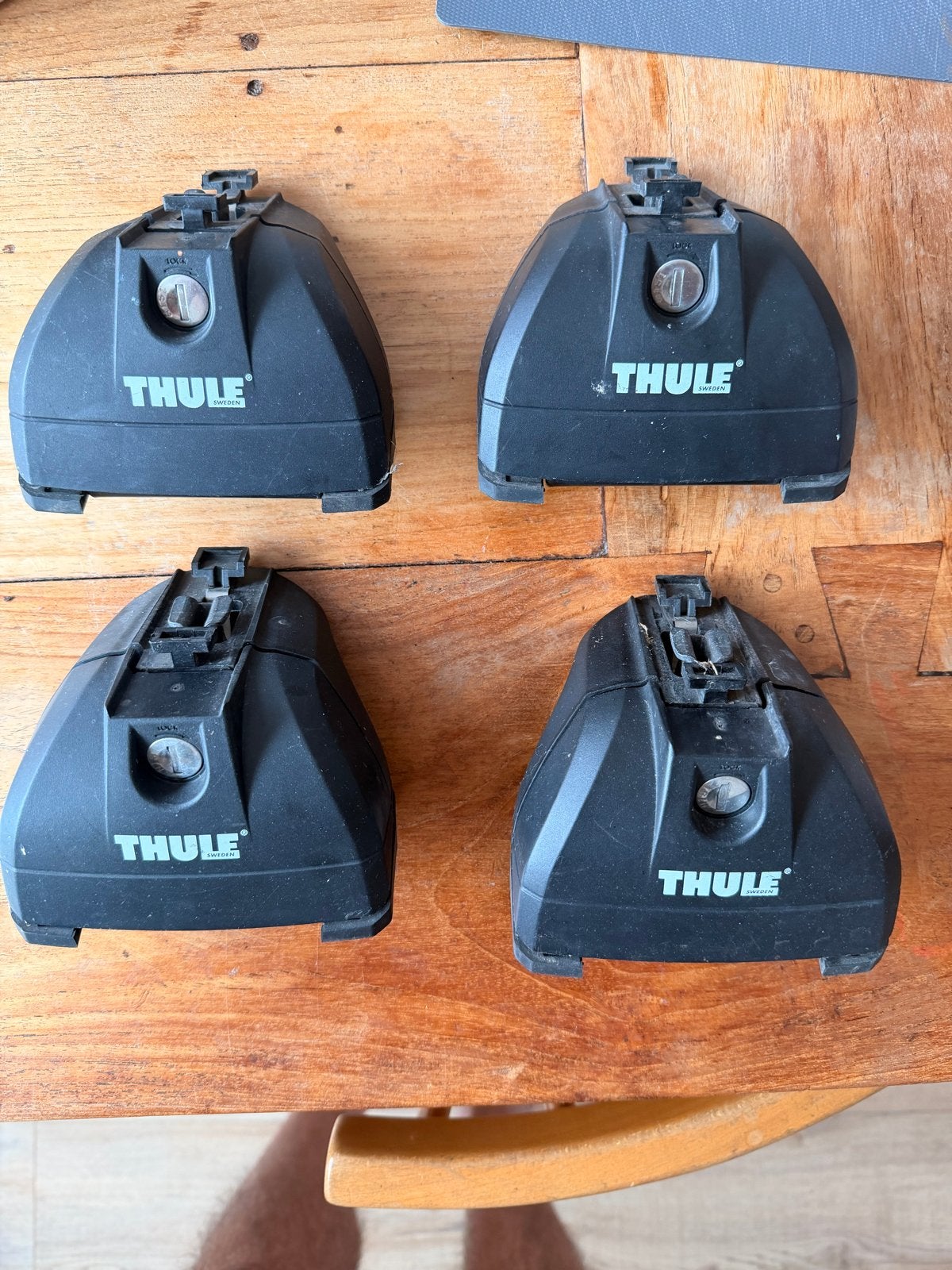 Thule Rapid System 753 Dakdrager Voetenset (4 stuks), Ophalen, Gebruikt