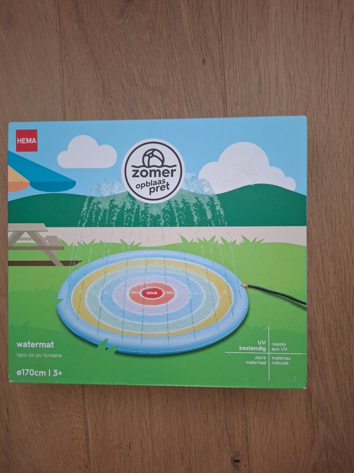 Hema Zomer Opblaas Pret Watermat - Groot Formaat Ø170cm, Kinderen en Baby's, Speelgoed | Buiten | Los speelgoed, Ophalen of Verzenden