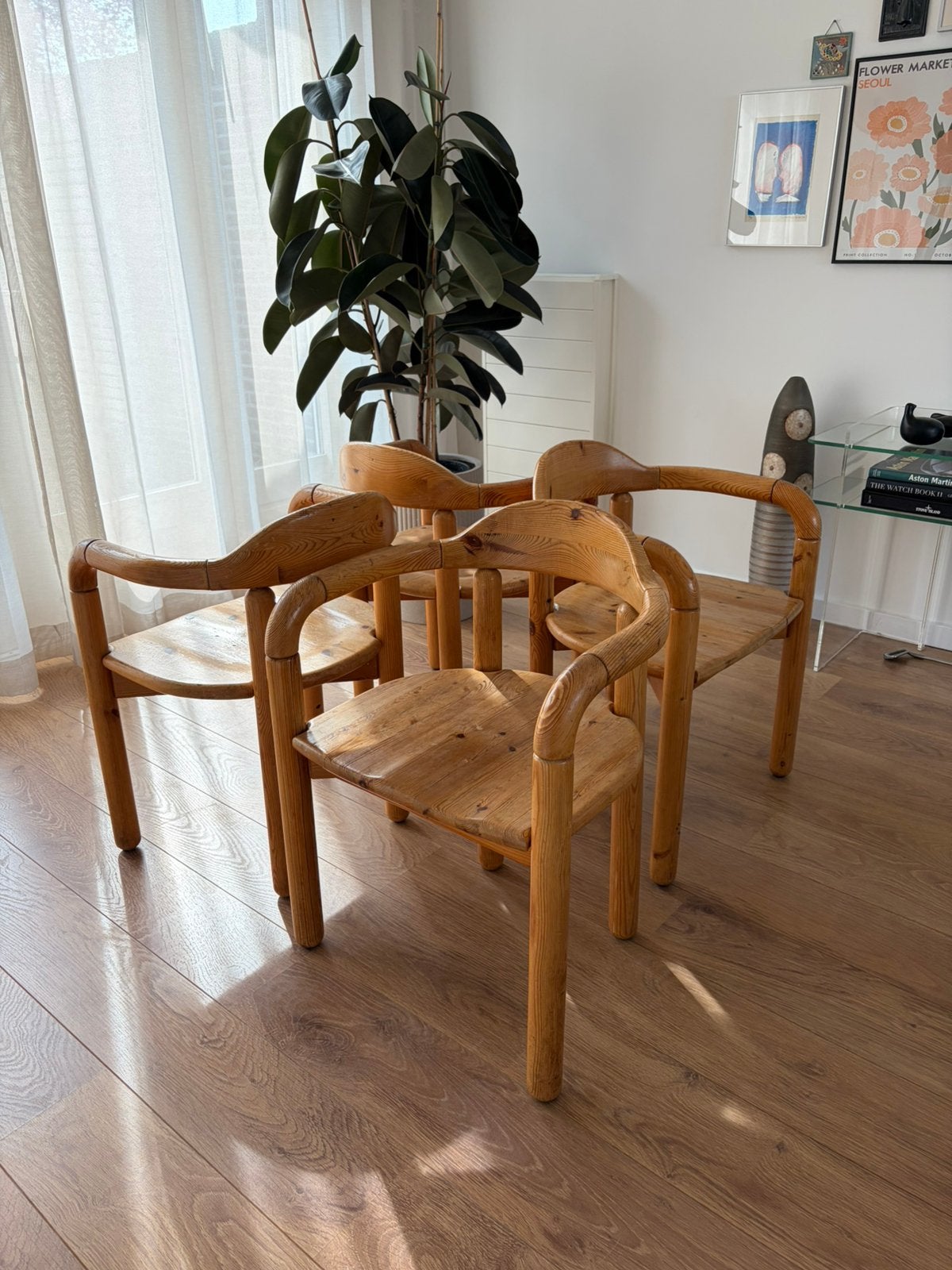 Set Rainer Daumiller design stoelen, 4 stuks, Huis en Inrichting, Ophalen, Zo goed als nieuw