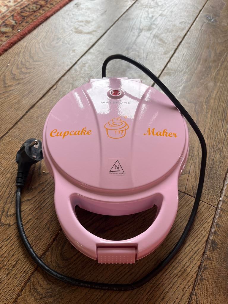 WATSHOME Cupcake Maker Roze - Zo goed als nieuw, Ophalen of Verzenden, Zo goed als nieuw