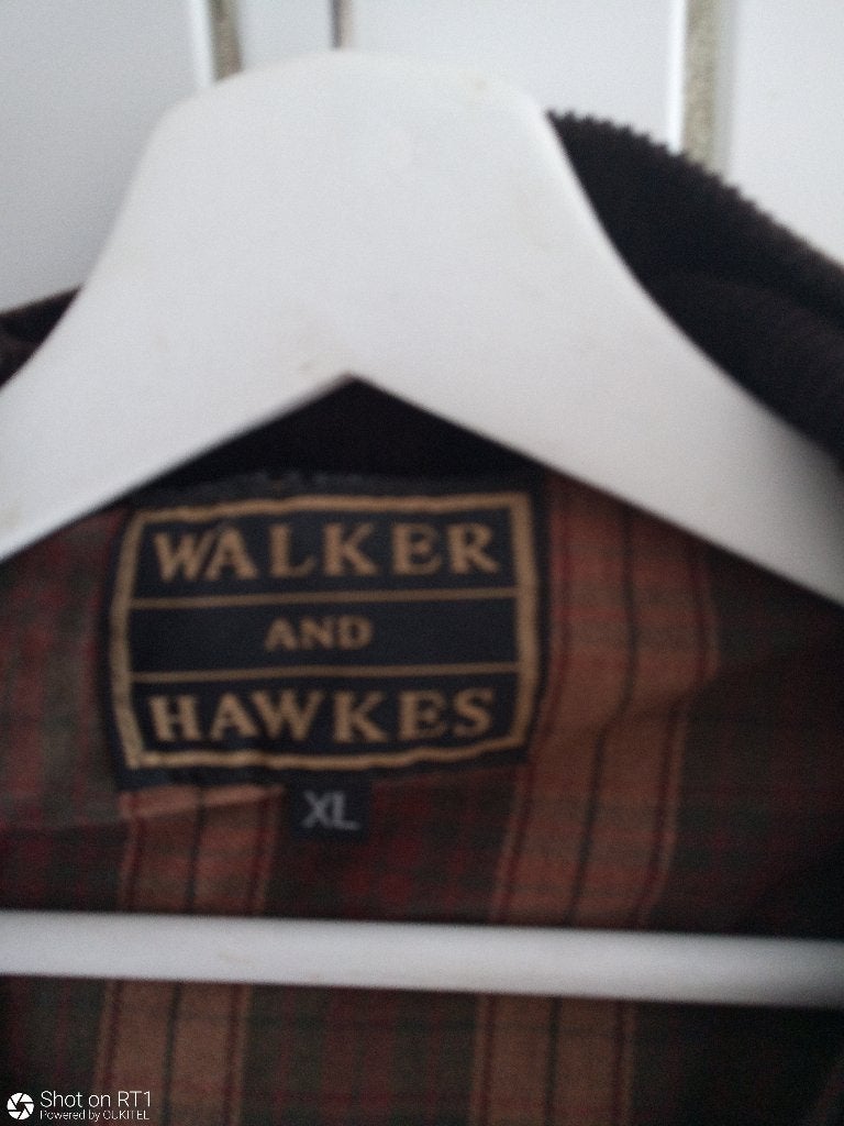wax coat met capuchon, Heren, Overige merken, Ophalen of Verzenden, Bruin