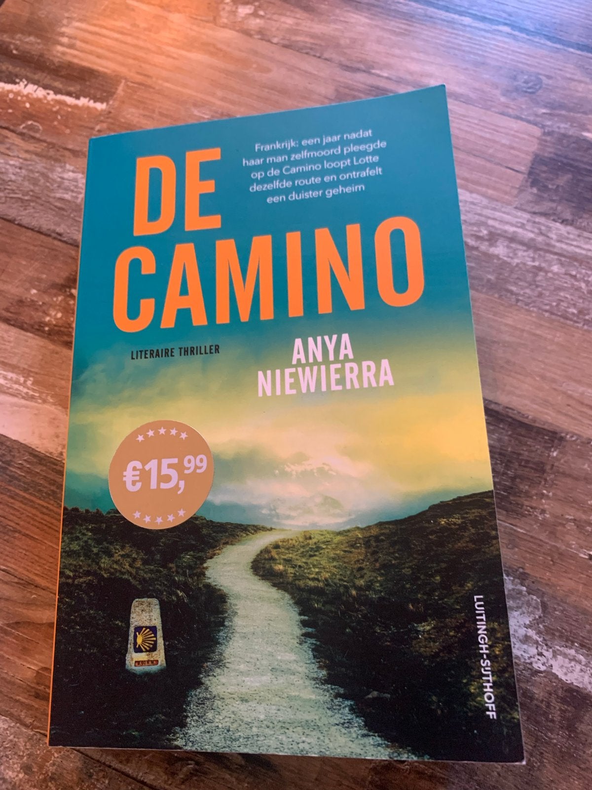 De Camino - Literaire thriller van Anya Niewierra, Boeken, Ophalen of Verzenden, Zo goed als nieuw, Nederland