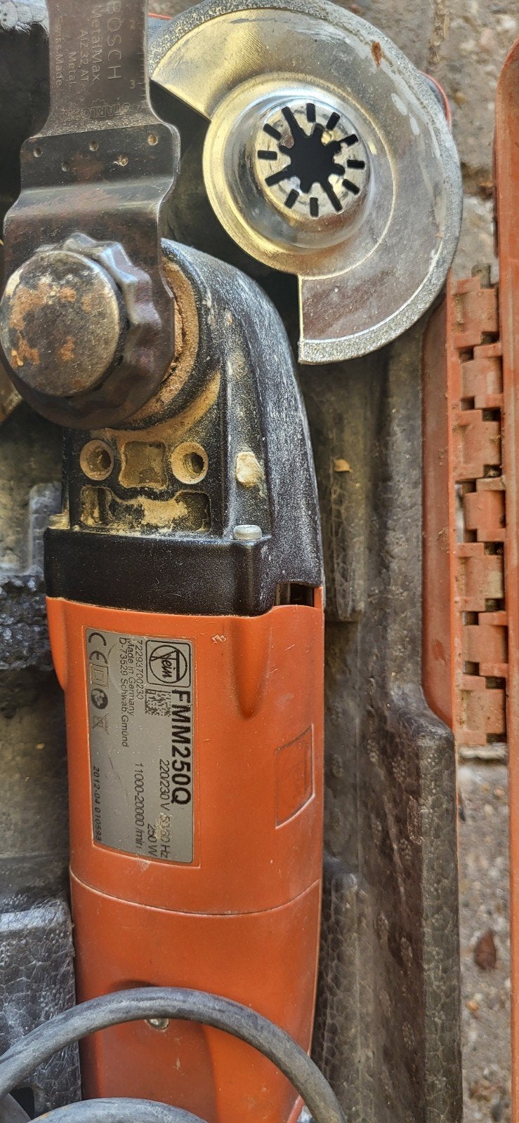Fein snijmachine FMM250Q - Onmisbaar voor de klusser, Ophalen of Verzenden, Gebruikt, Multitool, Overige merken