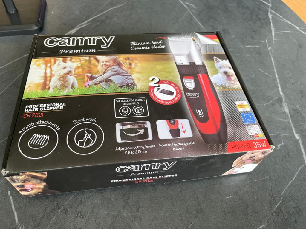 Camry CR 2821 pet hair clipper, Ophalen of Verzenden, Zo goed als nieuw