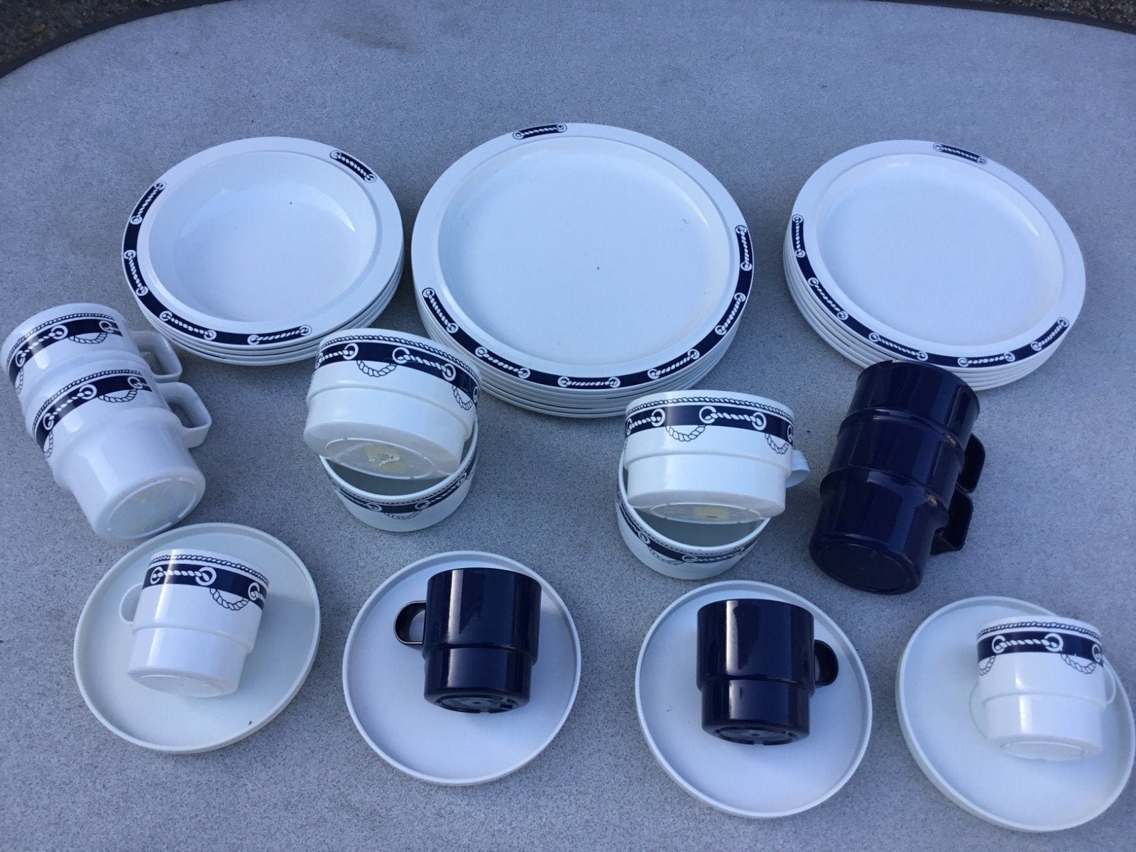 Camping Servies Mepal - 4 personen, Ophalen of Verzenden, Gebruikt