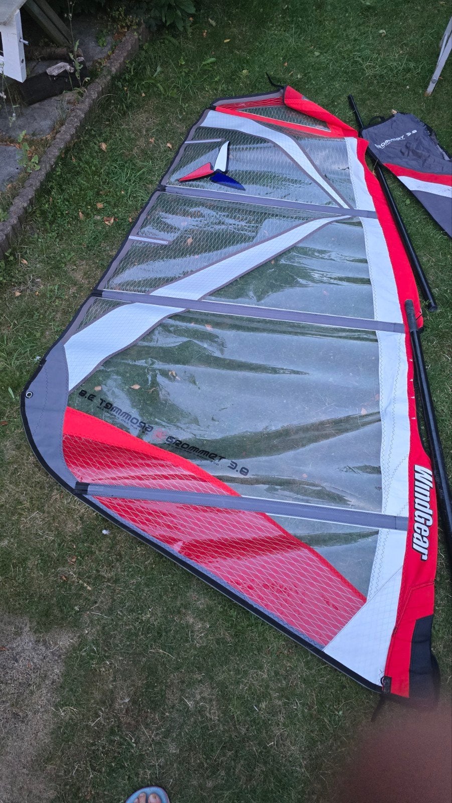 Windgear Grommet 3.8 Windsurfzeil, Gebruikt, 3.5 tot 5 m², Zeil, Ophalen