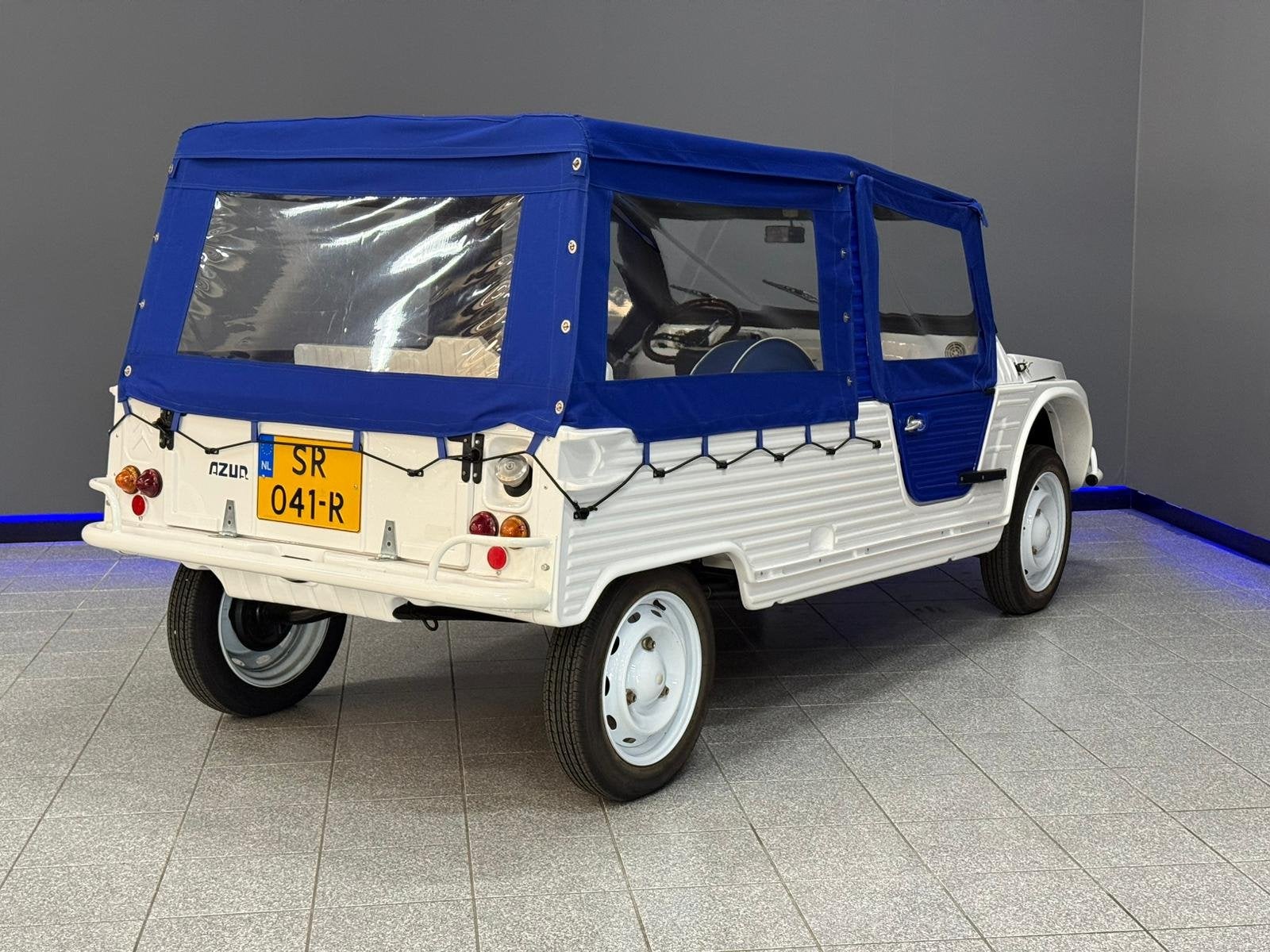Citroën Mehari 2 + 2 Côte d’Azur (bj 1983), Auto's, Voorwielaandrijving, Dealer onderhouden, Stof, 602 cc