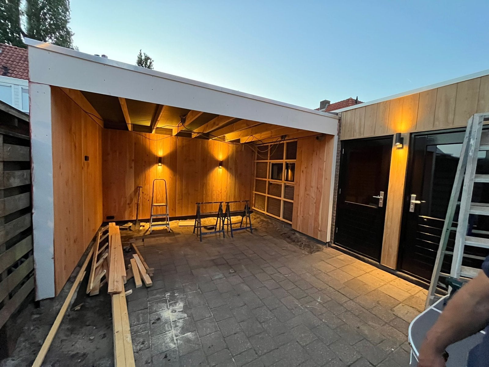 Gratis tegels 20x20, Ophalen, Zo goed als nieuw, Beton, Terrastegels