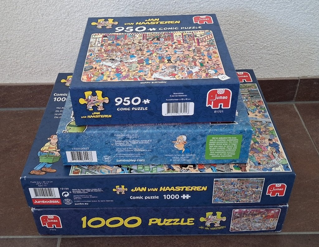 Jan van Haasteren puzzels, Ophalen of Verzenden, 500 t/m 1500 stukjes, Gebruikt, Legpuzzel
