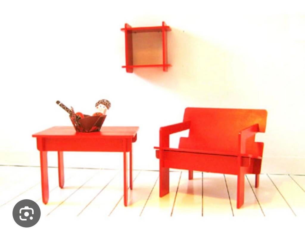 Basander Lundin Design 3D puzzel kinder meubelset WIT, Ophalen of Verzenden, Nieuw, Overige typen