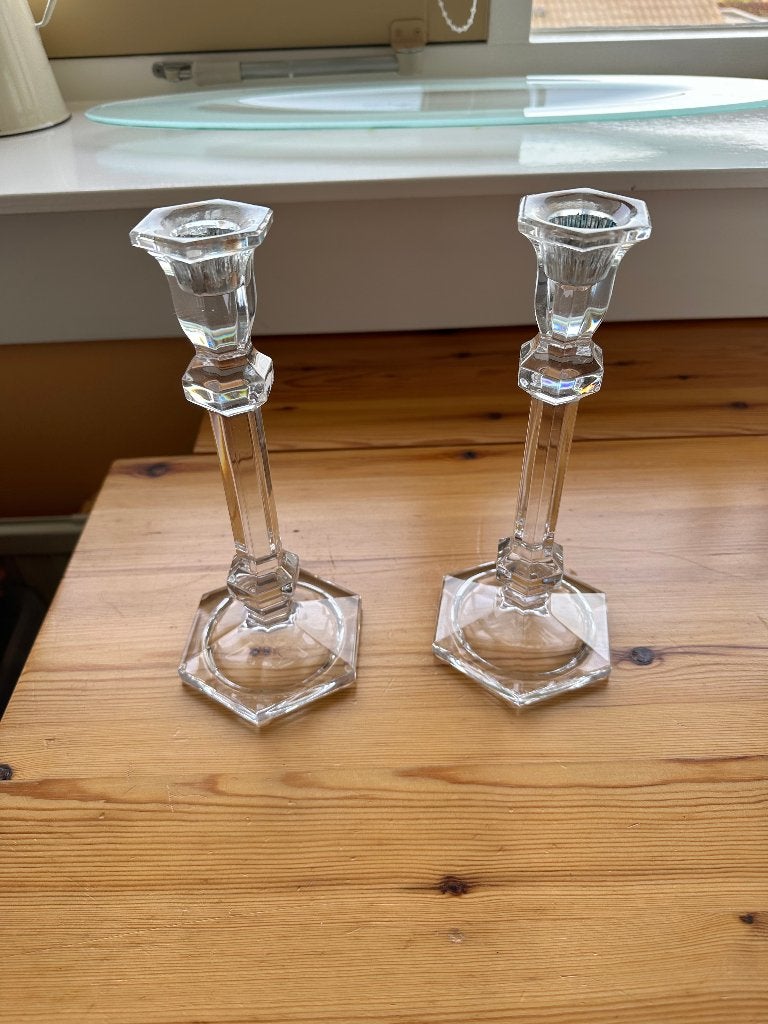 kristallen kandelaars, Ophalen of Verzenden, Kristal