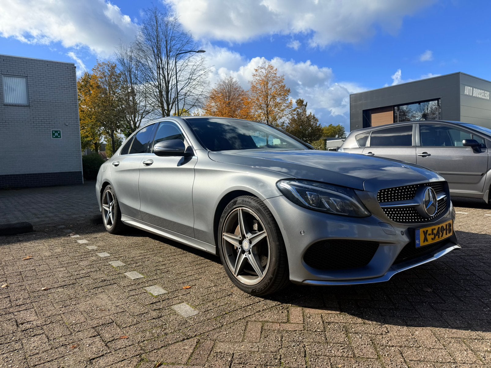 Mercedes-Benz C200 | HUD | Memory | Burmester | Pano, Automaat, 1800 kg, 4 cilinders, Bi-Xenon koplampen