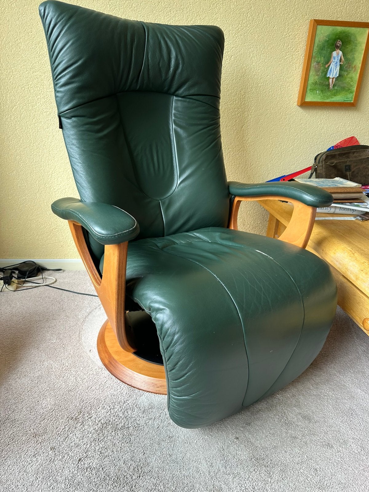 Skalma relaxfauteuil, Huis en Inrichting, Fauteuils, Gebruikt, 50 tot 75 cm, 75 tot 100 cm, Ophalen