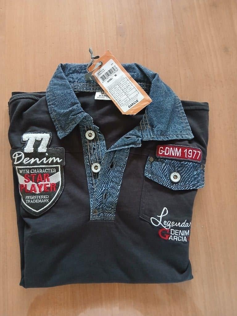 Nieuw met kaartje, Garcia Heren polo, maat M, Verzenden, Nieuw, Halswijdte 39/40 (M)
