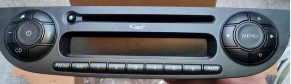 Fiat 500 autoradio, Ophalen, Zo goed als nieuw