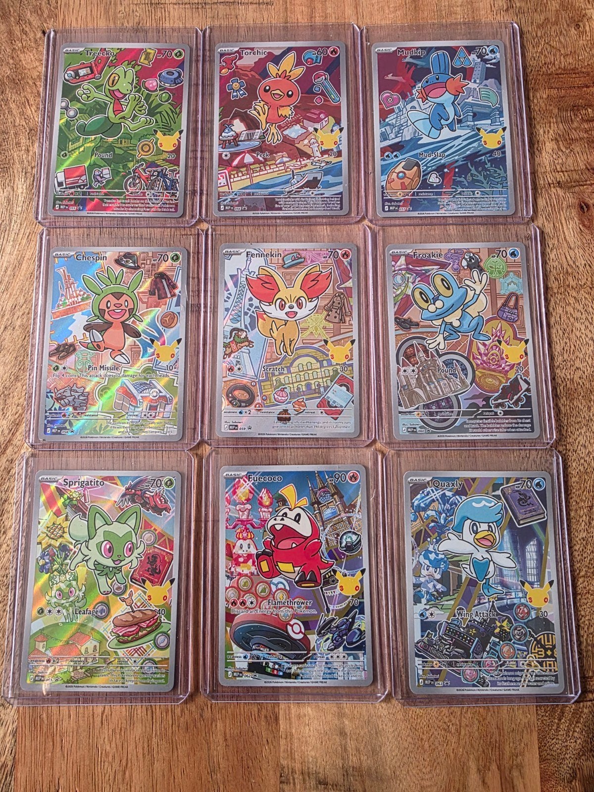 First partner serie 3 Complete Set / Gen 3 / Gen 6 / Gen 9, Hobby en Vrije tijd, Verzamelkaartspellen | Pokémon, Ophalen of Verzenden