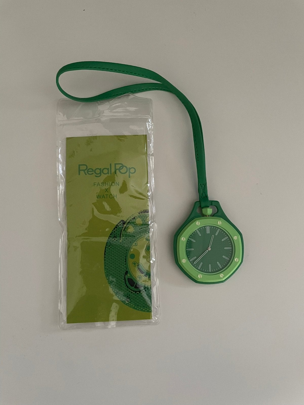 Ap x swatch zak horloge groen, Overige materialen, Zakhorloge, Verzenden, Nieuw
