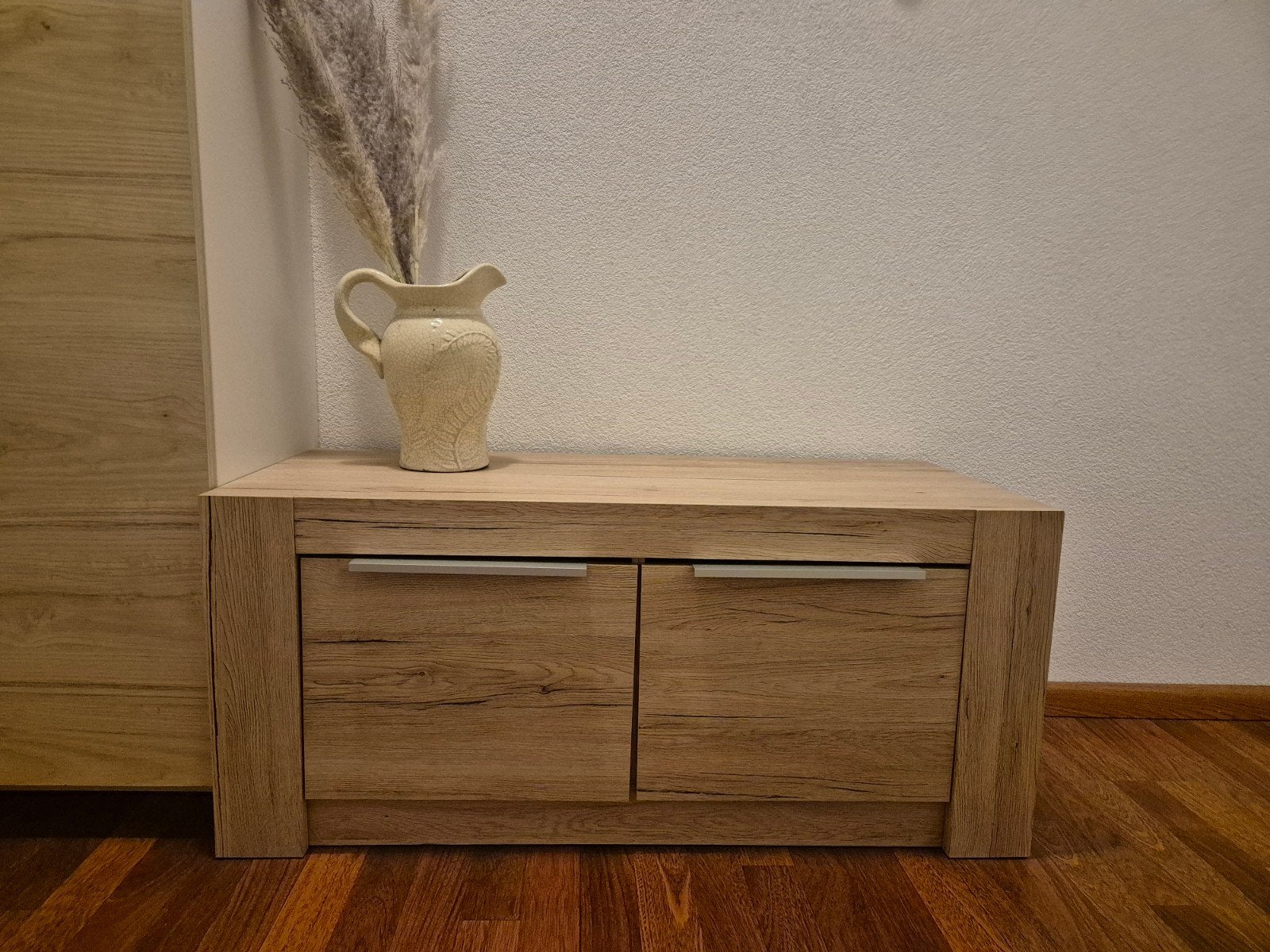 Halbankje met opbergruimte - Licht hout, Ophalen, Gebruikt