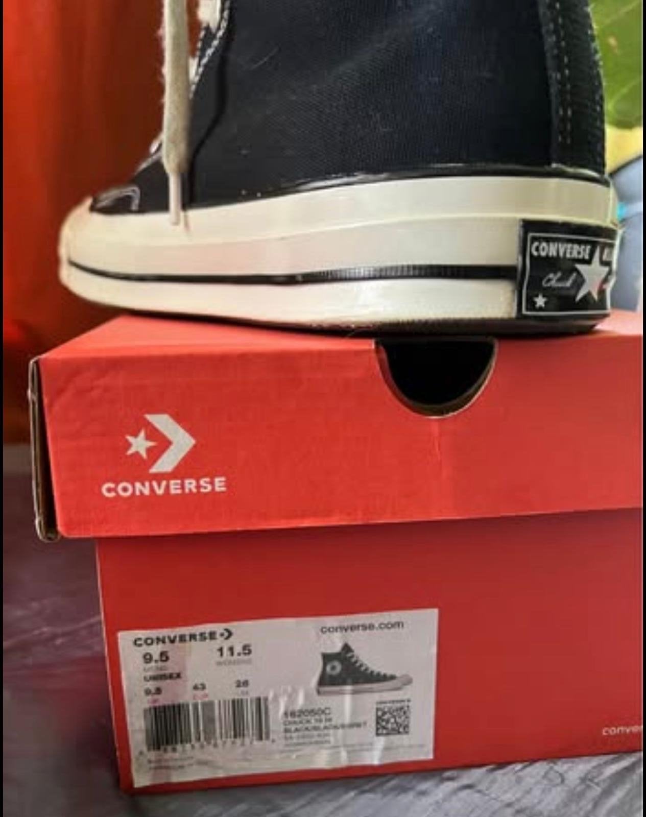 Converse Chuck 70 High Top Sneakers Zwart - Maat 43, Ophalen of Verzenden, Nieuw, Zwart, Sneakers of Gympen