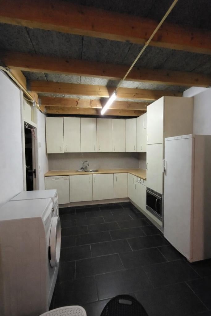 Keukenblok met apparaturen, Huis en Inrichting, Keuken | Complete keukens, Ophalen of Verzenden, Gebruikt, Wit, Enkelwandige keuken