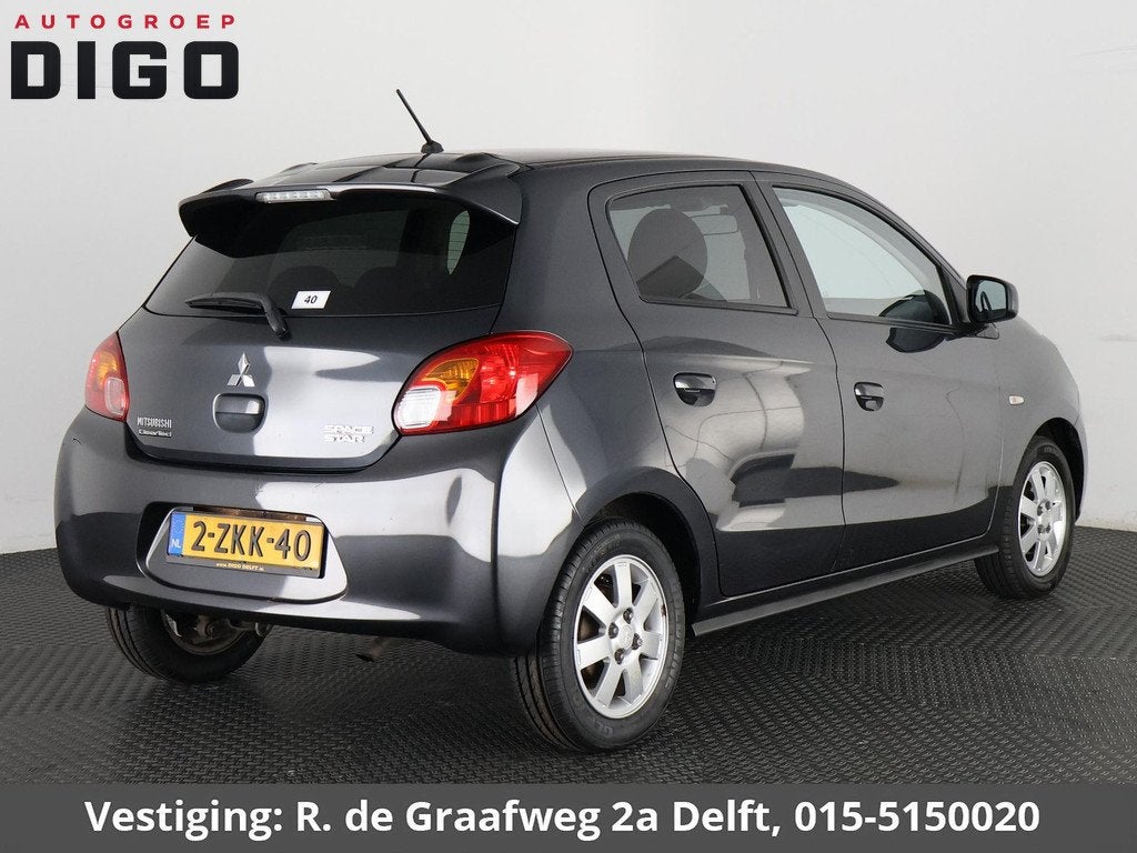 Mitsubishi Space Star 1.0 Bright | Climate Control | Elektri, Auto's, Mitsubishi, Voorwielaandrijving, Euro 5, Stof, Gebruikt