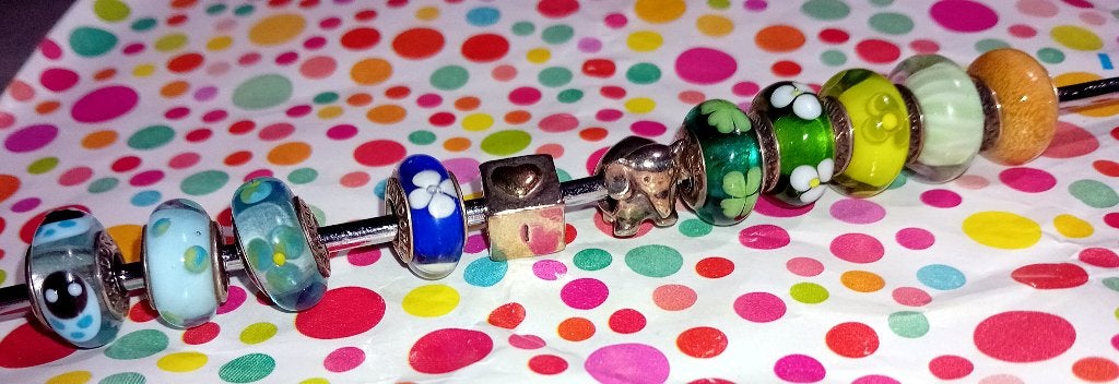 Zilveren en Murano glazen Pandora bedels, Sieraden, Tassen en Uiterlijk, Bedels, Pandora, Ophalen of Verzenden, Zo goed als nieuw