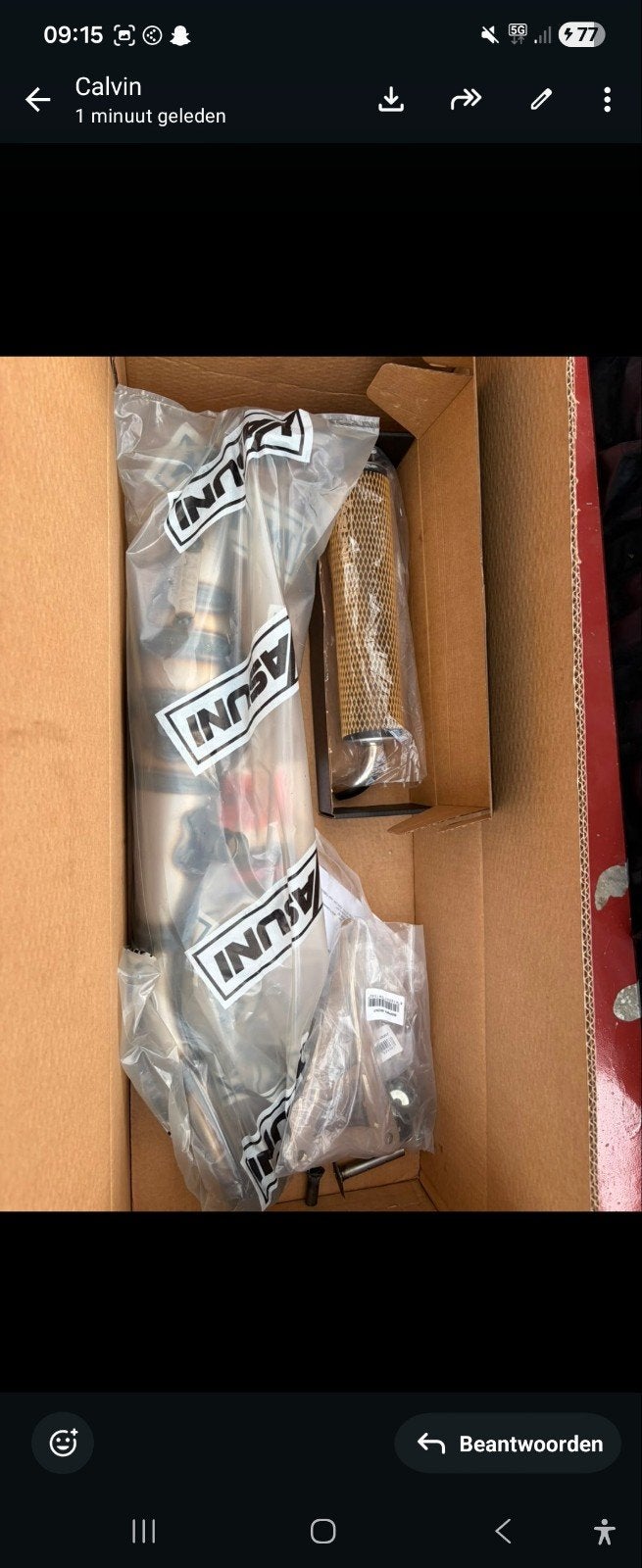 Scooter, Ophalen, Nieuw, Uitlaat, Aprilia