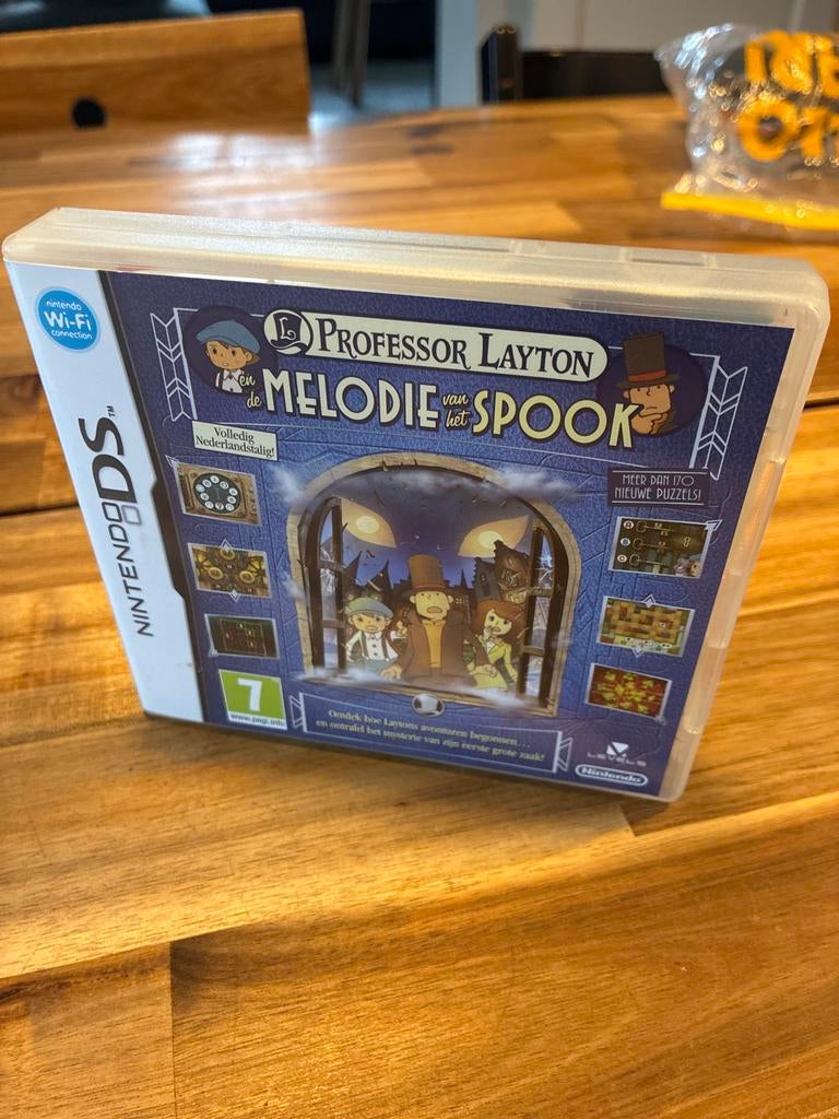 Professor Layton en de Melodie van het Spook DS (compleet), Puzzel en Educatief, 1 speler, Ophalen of Verzenden, Zo goed als nieuw