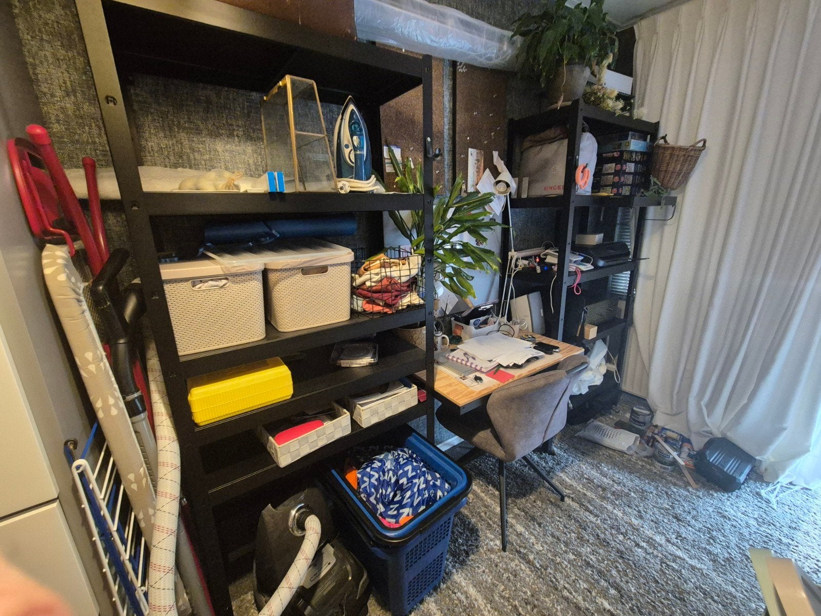 Ikea Bror stellingkast met bureaublad - H190xB253.5xD40, Ophalen of Verzenden