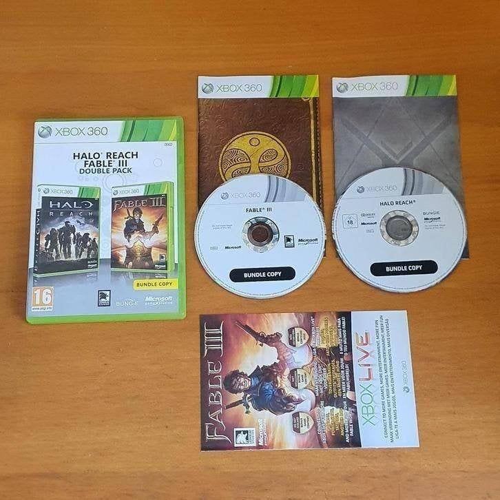 XBOX 360 | Halo Reach & Fable 3 [Double Pack], Gebruikt, Shooter, Ophalen of Verzenden, 3 spelers of meer