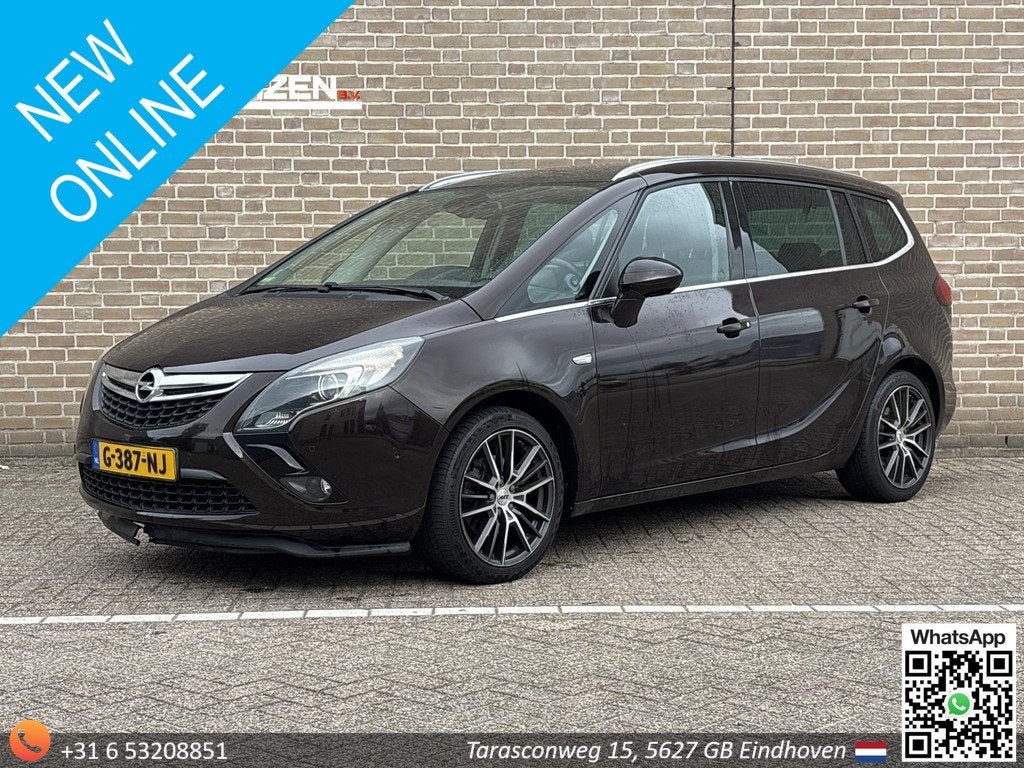 Opel Zafira Tourer 1.6 CDTI Cosmo 7p. | Cruise | Climate | N, Auto's, Opel, Gebruikt, 4 cilinders, Bruin, 7 stoelen