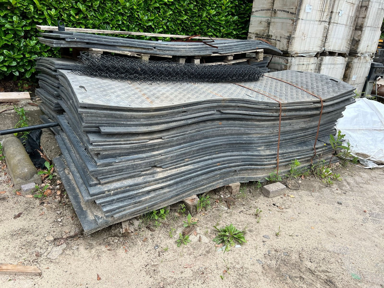 Nieuwe b-keus rijplaten / kunststof grondplaten, Ophalen, Gebruikt, Overige materialen, Minder dan 20 mm