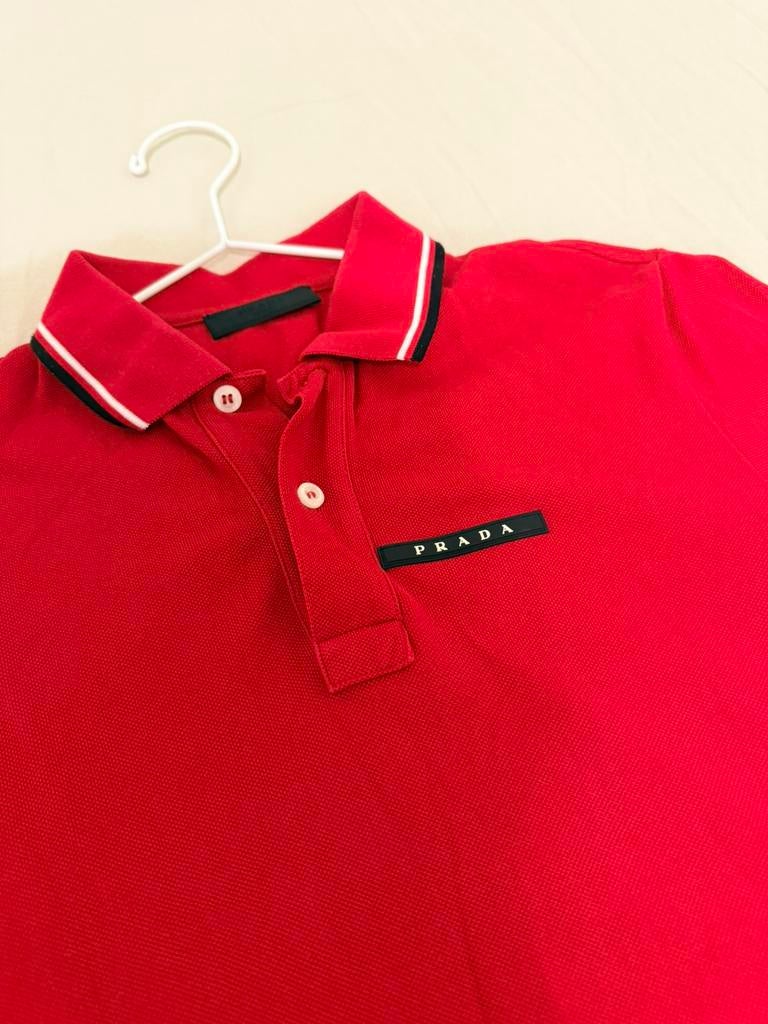 Prada polo, Kleding | Heren, Ophalen of Verzenden, Zo goed als nieuw, Zwart