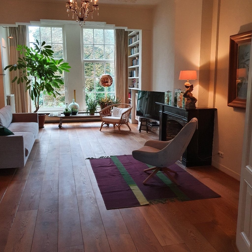 Kelim vloerkleed, Huis en Inrichting, Ophalen, Gebruikt, Groen, 200 cm of meer