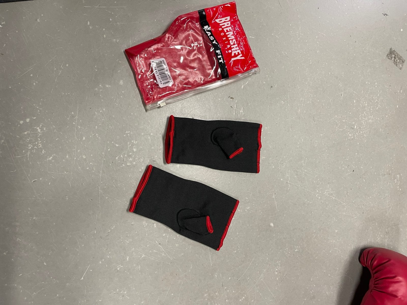 Bremshey Binnenhandschoenen Maat L - Zwart/Rood, Ophalen of Verzenden, Nieuw, Boksbinnenhandschoenen