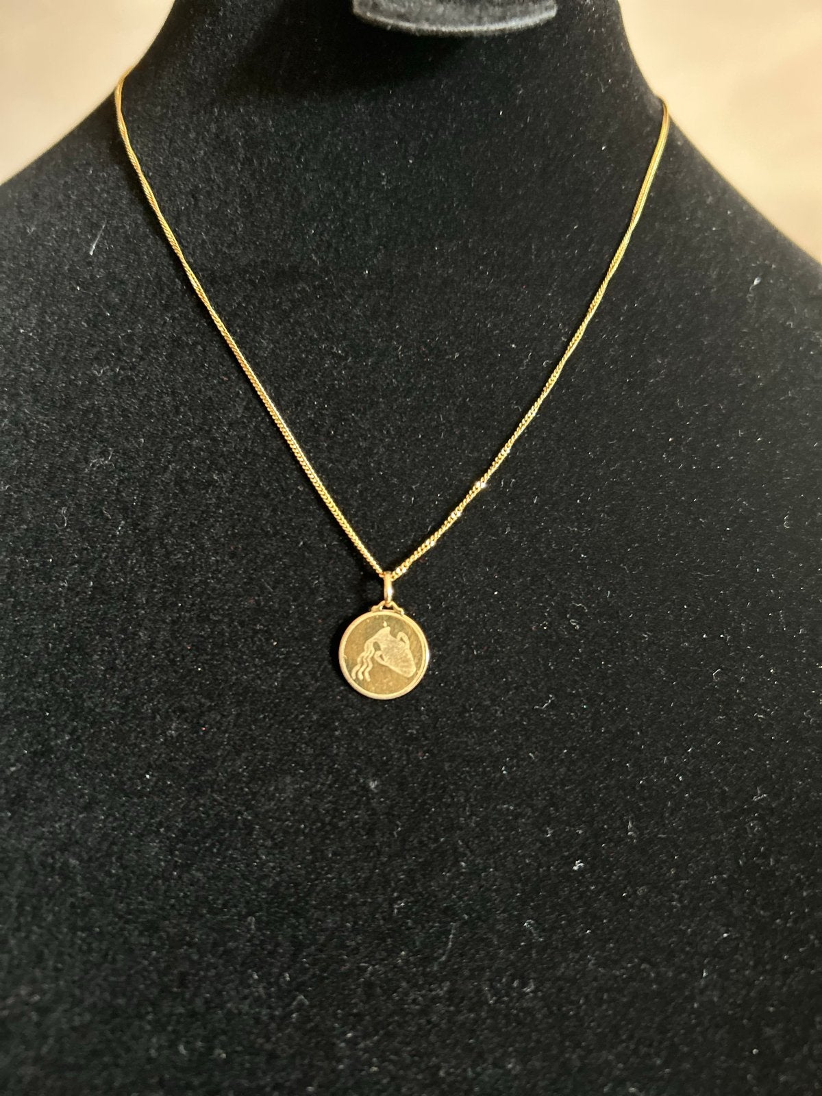 Gouden ketting 8 karaat met Waterman keurmerk 333, Met hanger, Ophalen of Verzenden, Zo goed als nieuw, Goud